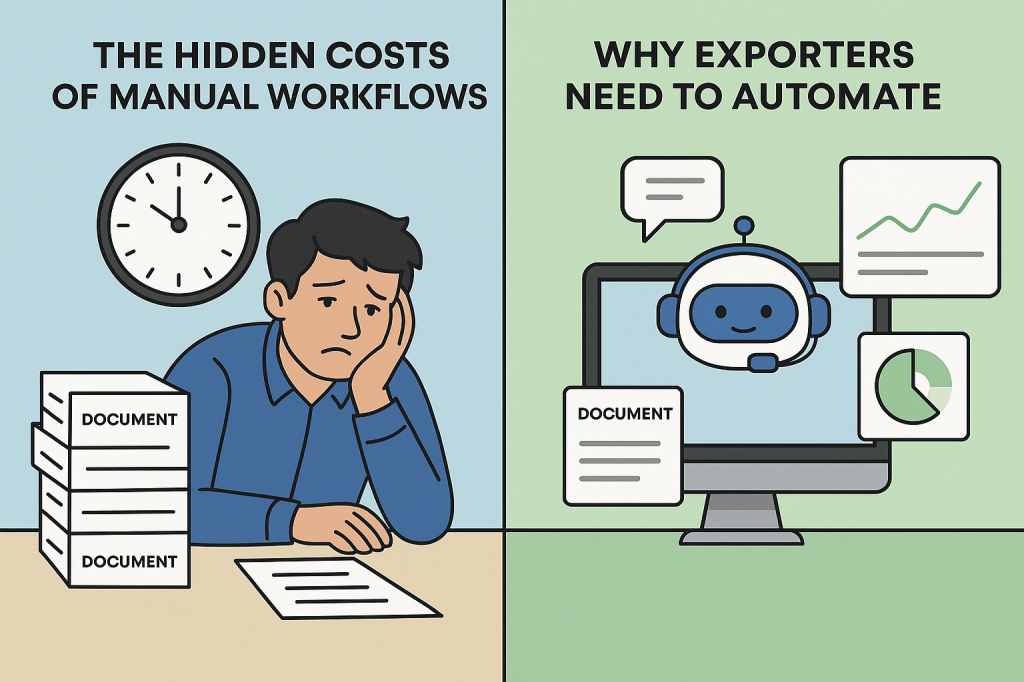 Why Exporters Need to Automate: The Hidden Costs of Manual Workflows